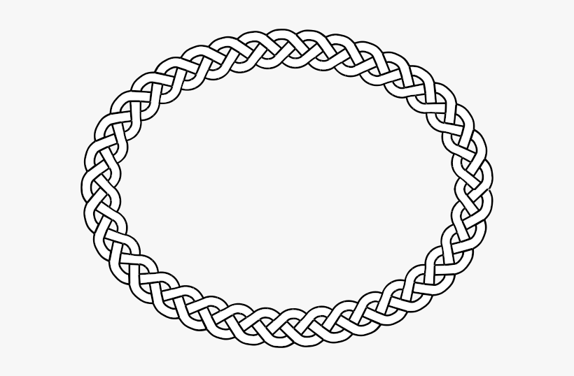 Decorative Borders Borders And Frames Celtic Knot Braid - Celtic Knot Circle Png, transparent png #496848