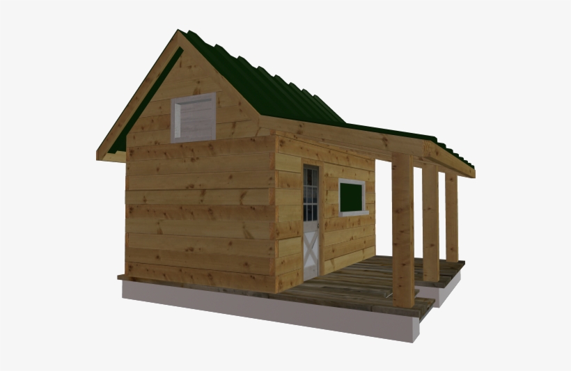 Cabin White Side 0b - Log Cabin, transparent png #496871