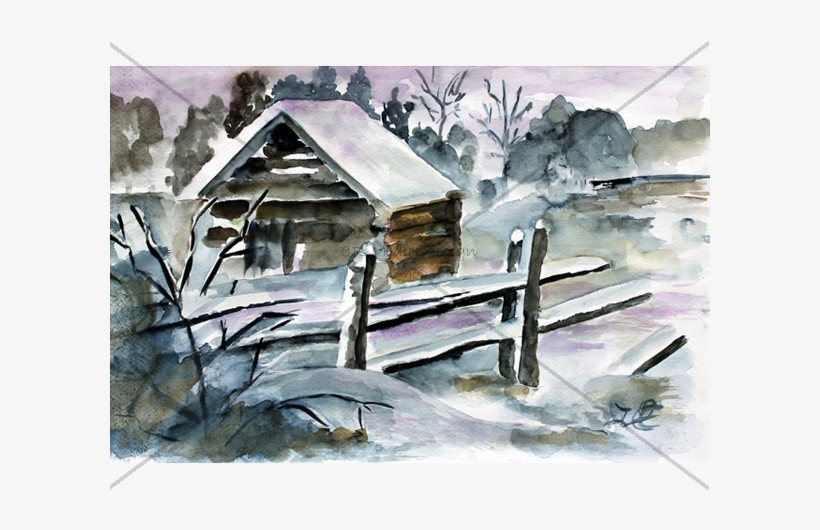 Postcard Ossenberg - Log Cabin, transparent png #496894