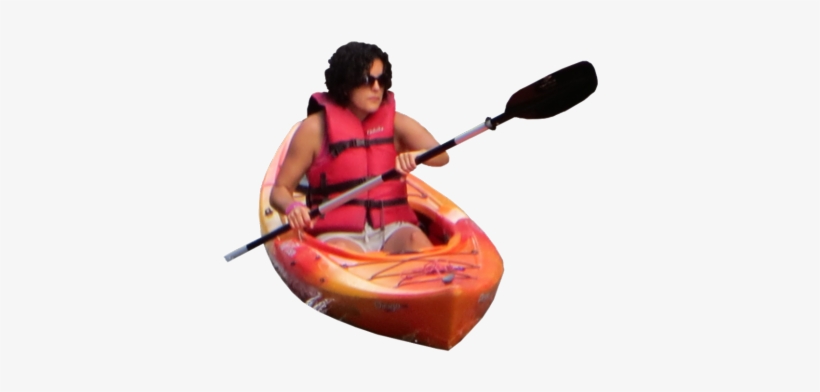 Kayak - Man Kayaking Png, transparent png #496977