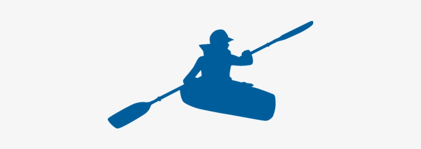 Kayak Blue Clipart - Kayaking Png, transparent png #496980