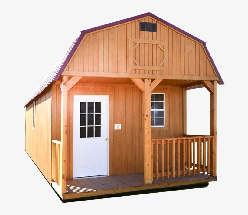 Treated Lofted Barn Cabin Image - Barn, transparent png #497000