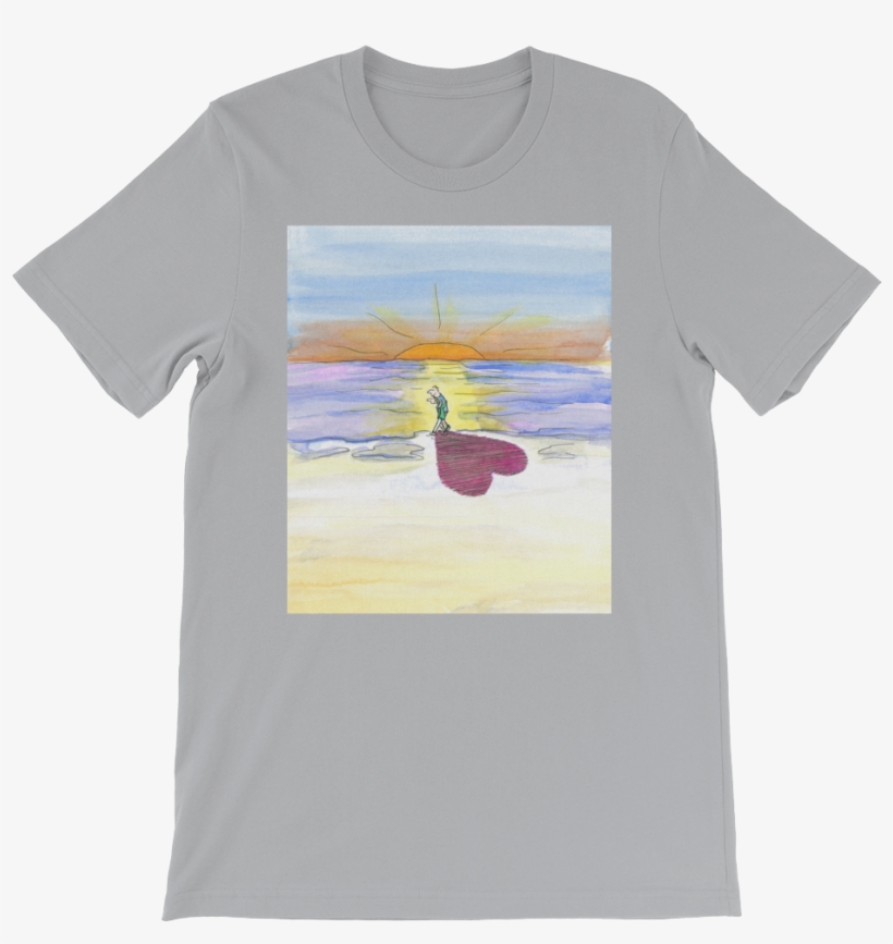 In Love At The Beach Shadow At Sunset Men's And Women's - We Make A Great Pear! Funny, Pun, Gifts For Her, Gifts, transparent png #497193