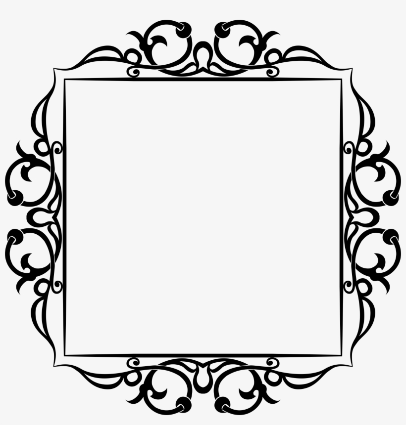 Banner Royalty Free Stock Decorative Svg Floral - Clip Art Frame Png, transparent png #497482