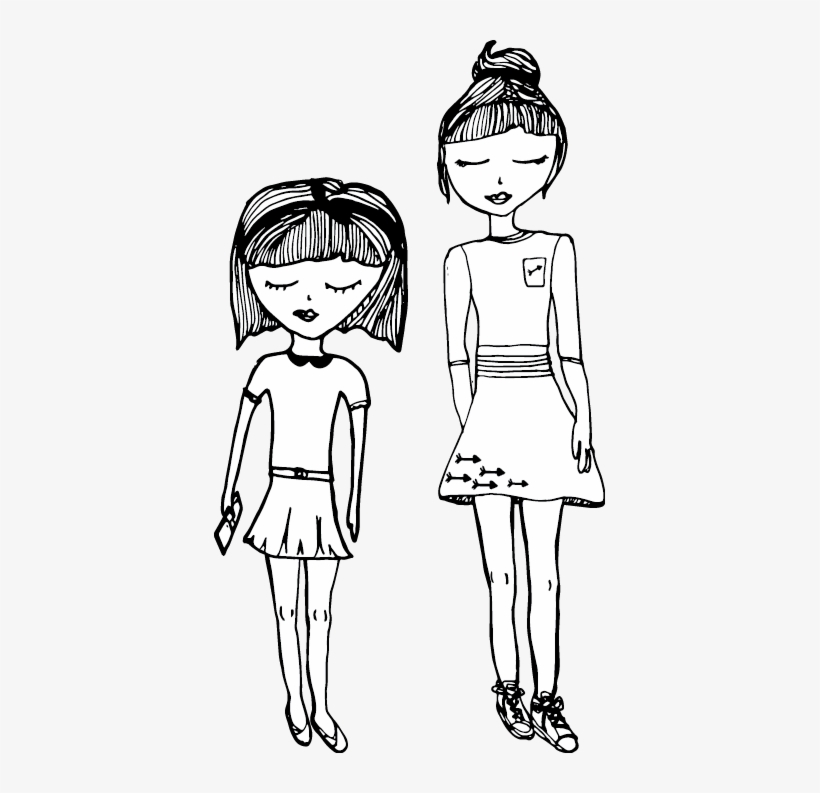 Rosy And Jet Just The Two Girls, transparent png #497503