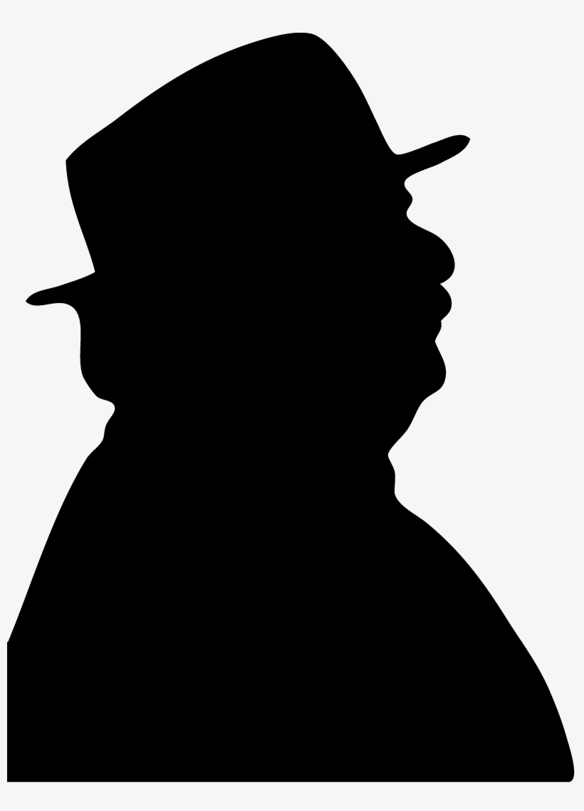 2013 - Old Man Silhouette Head, transparent png #497758