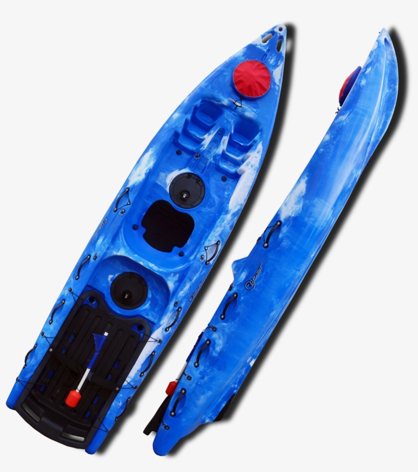 70868127-2 - Riber Dive Kayak (blue & White), transparent png #497800