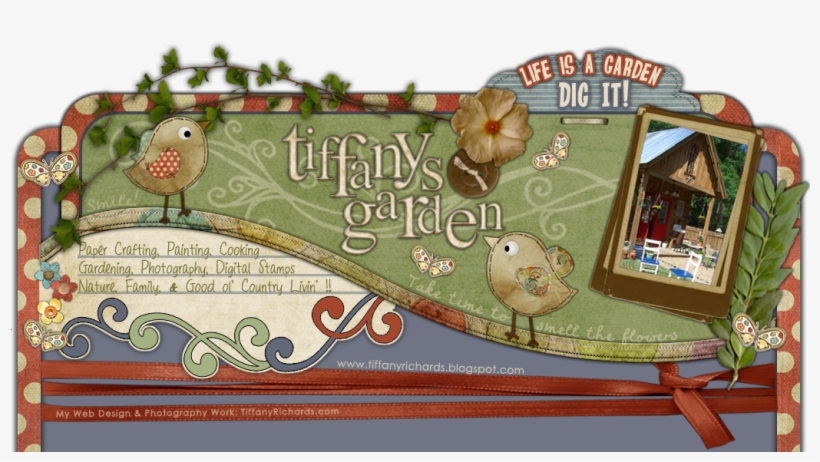 Tiffany's Garden Paper Crafts, Digital Stamps, Hand - Paper, transparent png #498014
