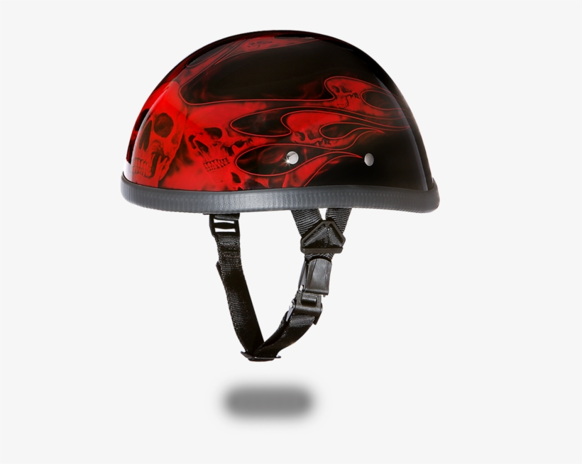 Eagle- W/ Skull Flames Silver, transparent png #498202