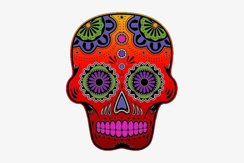 Sugar-skull - Skull, transparent png #498400