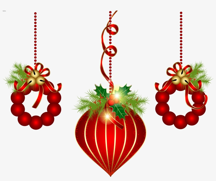 Red Christmas Decors Gallery, transparent png #498558
