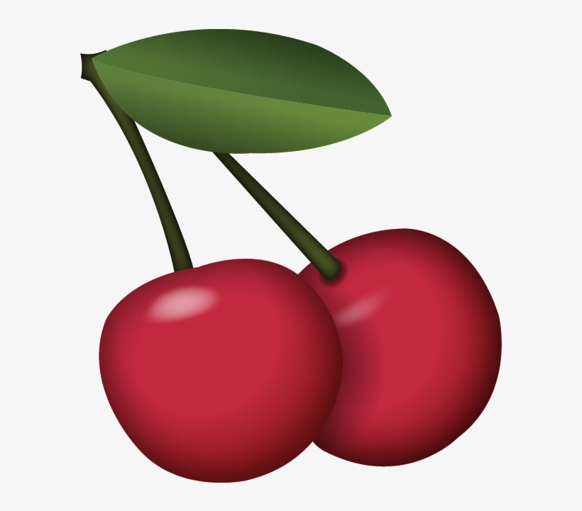 Cherry Clipart Emoji - Cherry Emoji Png, transparent png #498613