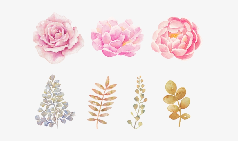 Watercolor Flowers Png Transparent Background - Printable Watercolor Stickers, transparent png #498615