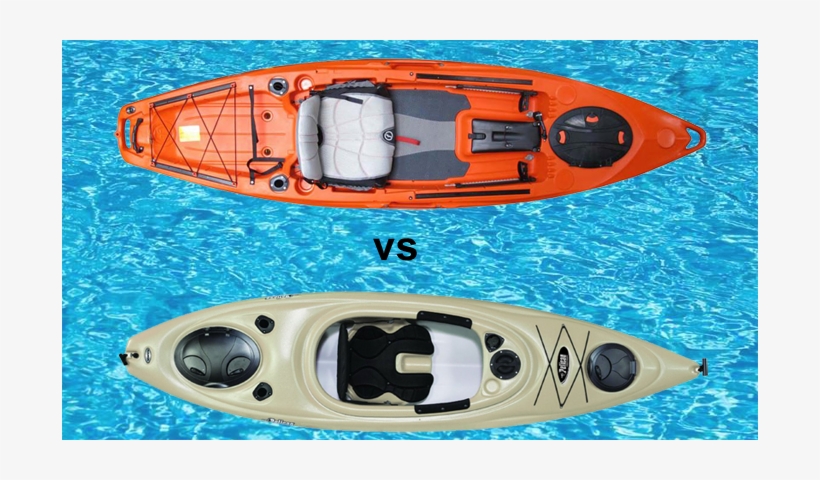 Sit On Top Fishing Kayaks - Sit Inside Vs Sit On Top Kayak, transparent png #498689