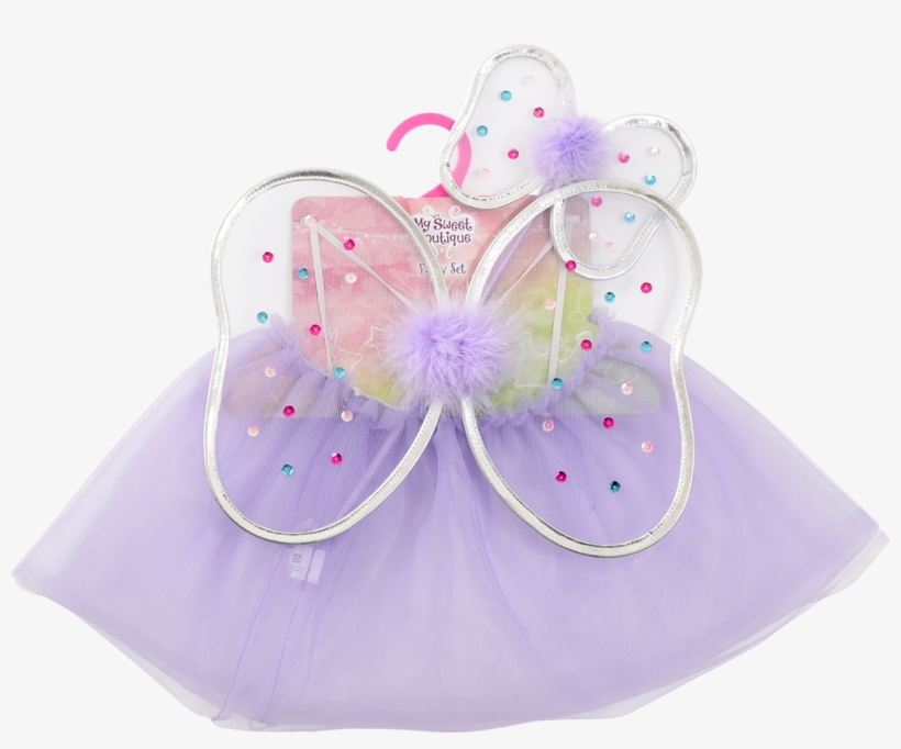 Msb Fairy Set, Purple, Wand/wings/tutu, Purple, Large - My Sweet Boutique Msb Fairy Set, transparent png #498768