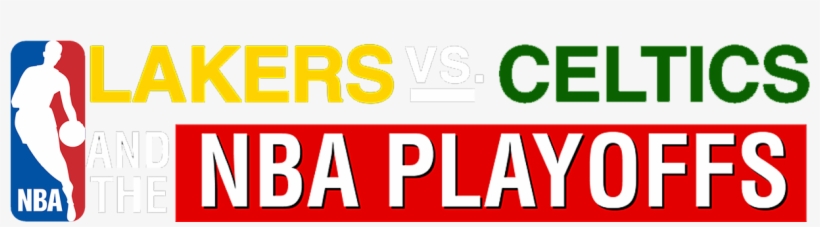 Lakers Versus Celtics And The Nba Playoffs - Nba Logo Perfect Cut Decal 4 X 4, transparent png #498799