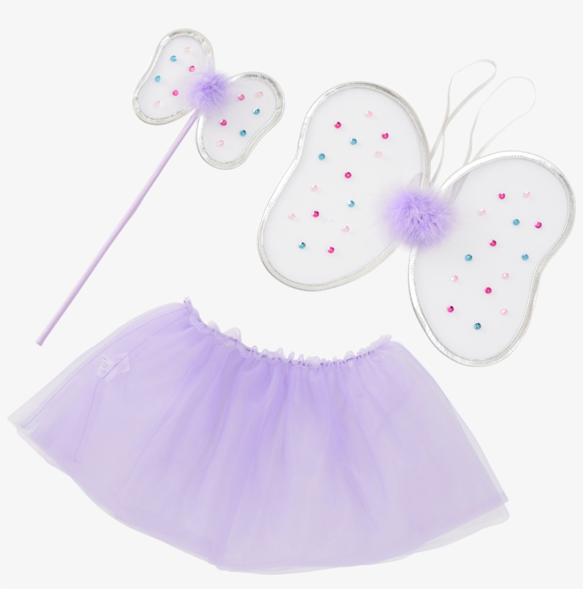 Msb Fairy Set, Purple, Wand/wings/tutu, Purple, Large, transparent png #498995