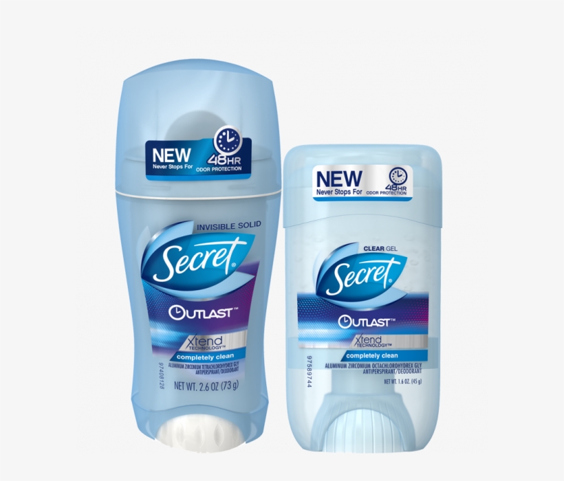 Outlast - Producto - Secret Outlast Clear Gel Antiperspirant & Deodorant, transparent png #499093