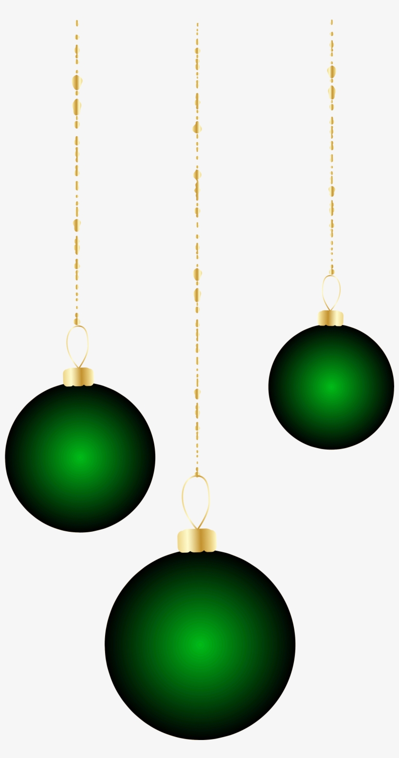 Transparent Christmas Green Ornaments Png Clipart - Christmas Ornament, transparent png #499465