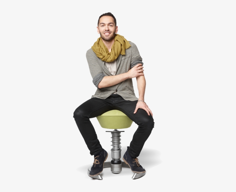 Swopper Convinces - Sitting On Stool Png, transparent png #499729