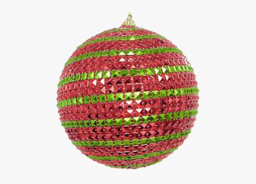 Red Green Pippa Ball Ornaments Set Of - Ball, transparent png #499731