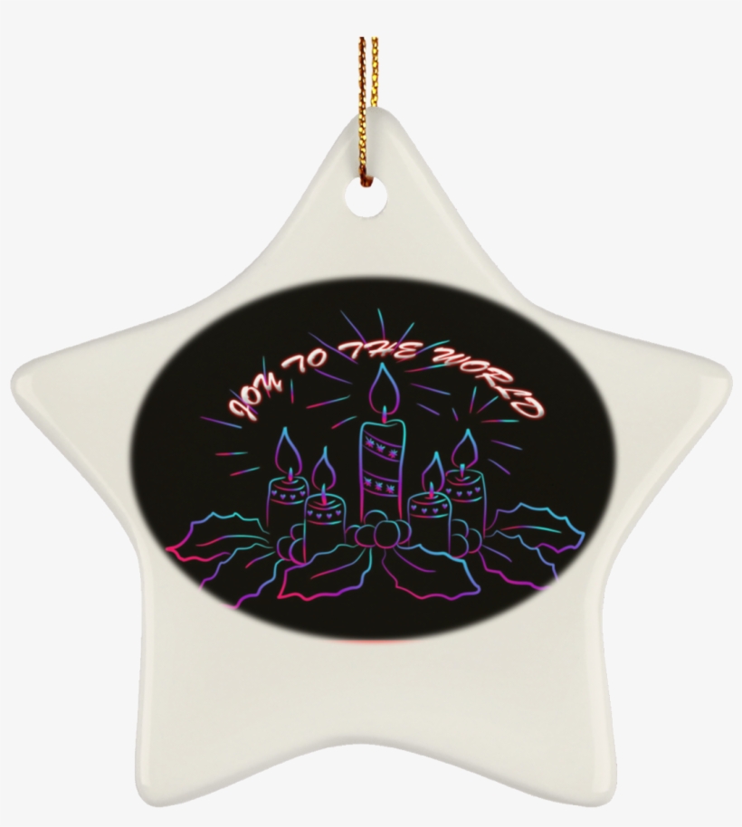 Ceramic Custom Christmas Advent Wreath Joy To The, transparent png #4900159