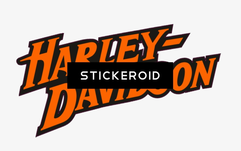 Harley Davidson Logo - Harley Davidson Orange Logo, transparent png #4901774
