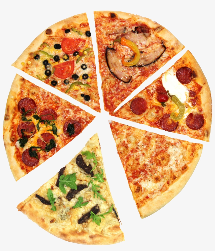 Pizza Slices Queen Duvet, transparent png #4901928