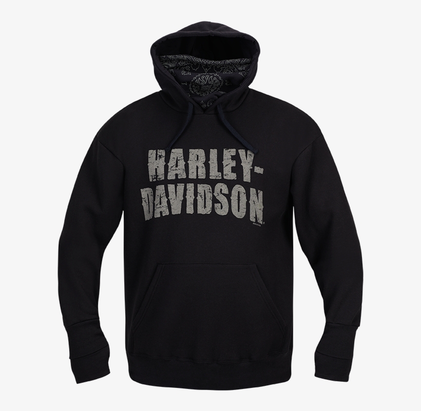 Yellowstone Harley Davidson Png Harley Davidson Bandana - Harley Davidson Hoodie With Built In Face Mask, transparent png #4901929