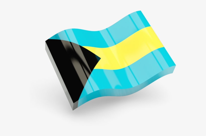 Illustration Of Flag Of Bahamas - Bahamas Flag Png, transparent png #4901998