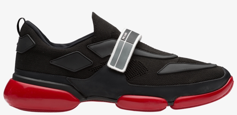 Prada Cloudbust Knit Sneakers, transparent png #4903054