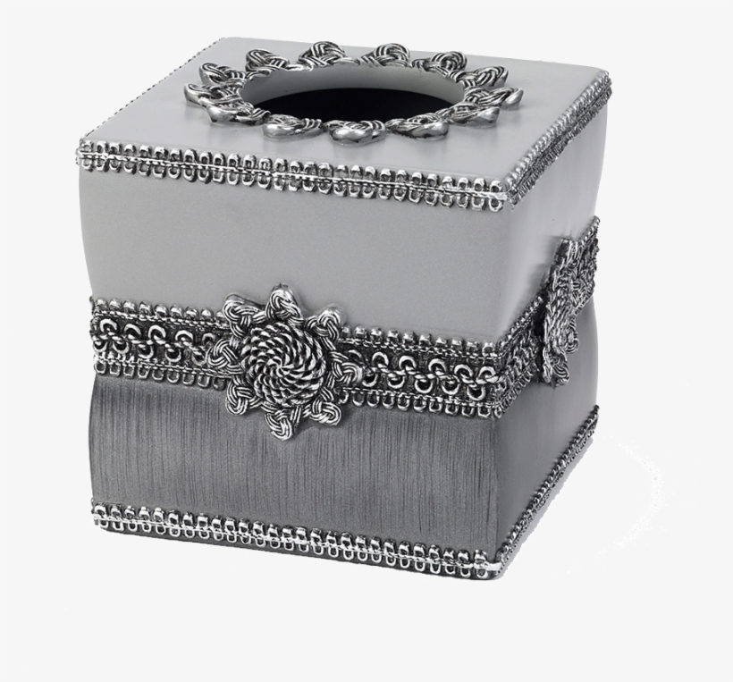 Braided Medallion Granite Tissue Cover - Avanti Braided Medallion Granite Tissue Cover - Avanti, transparent png #4903261