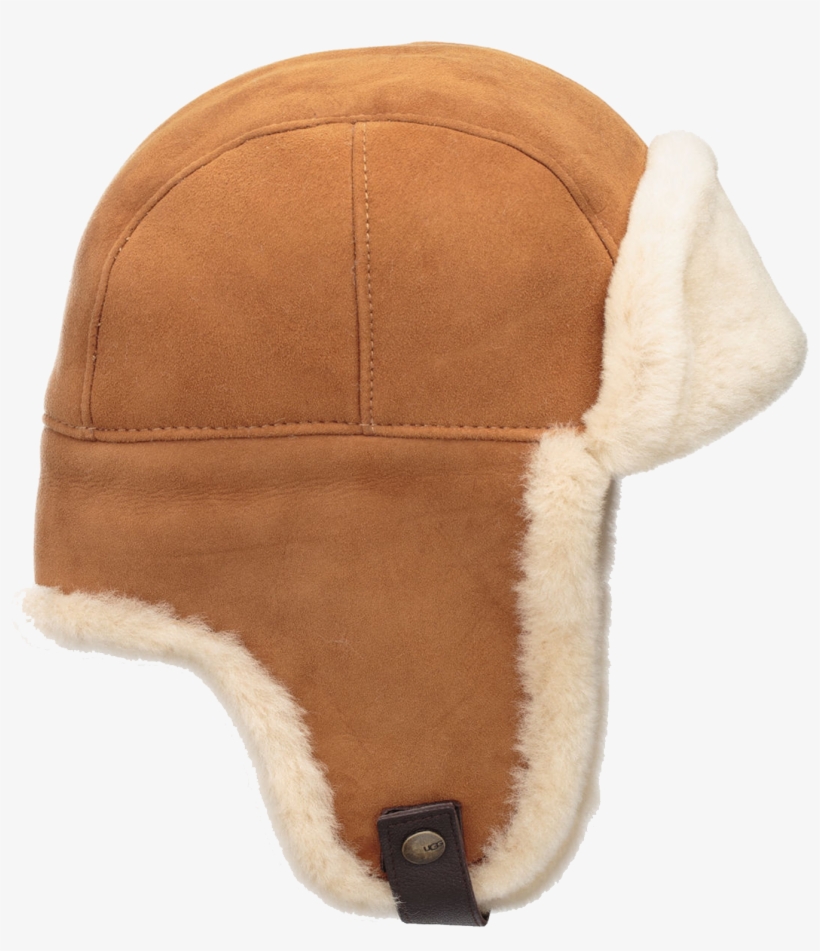 Ugg Muts - Ugg Men's Sheepskin Trapper Hat - Chestnut, transparent png #4903411