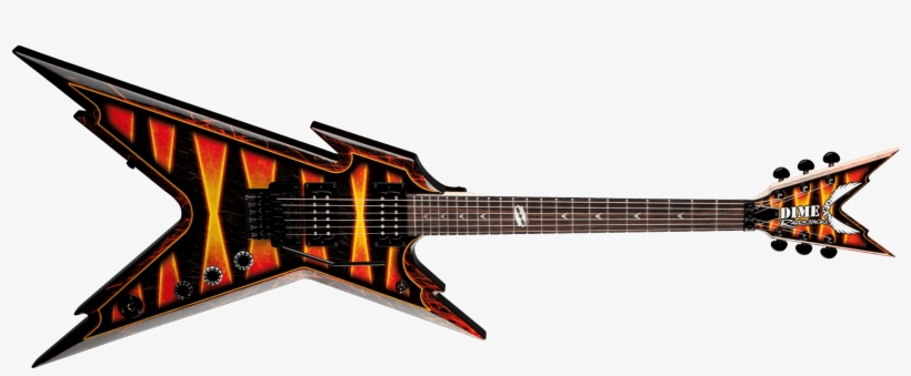 Firefly Guitar - Dean Dime Razorback Bumblebee, transparent png #4903472
