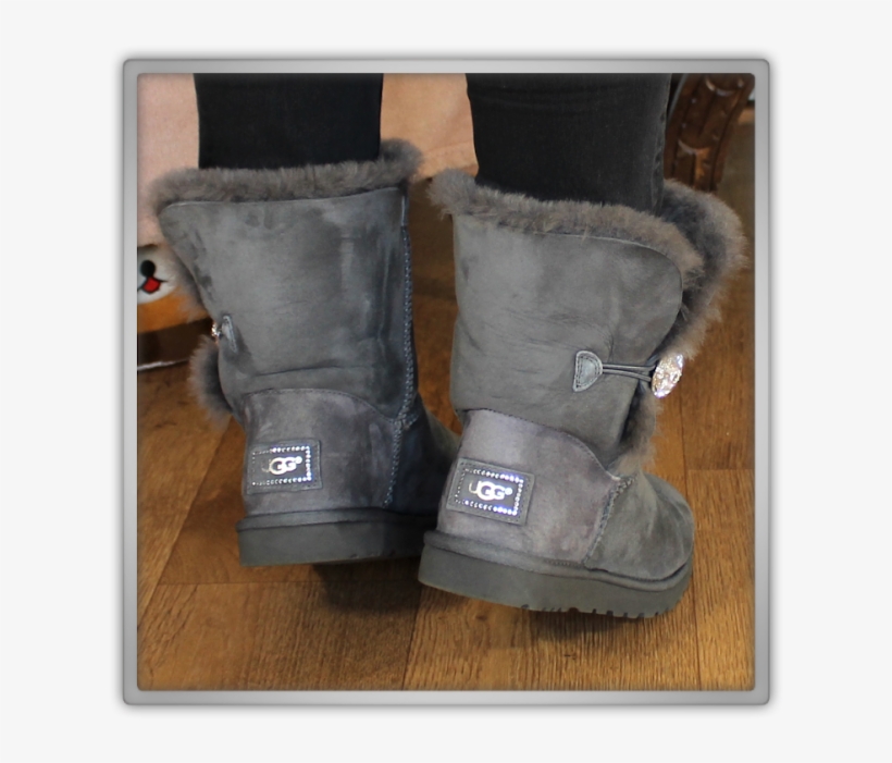 Ugg Australia Bailey Button Bling Haul & Review - Snow Boot, transparent png #4903597