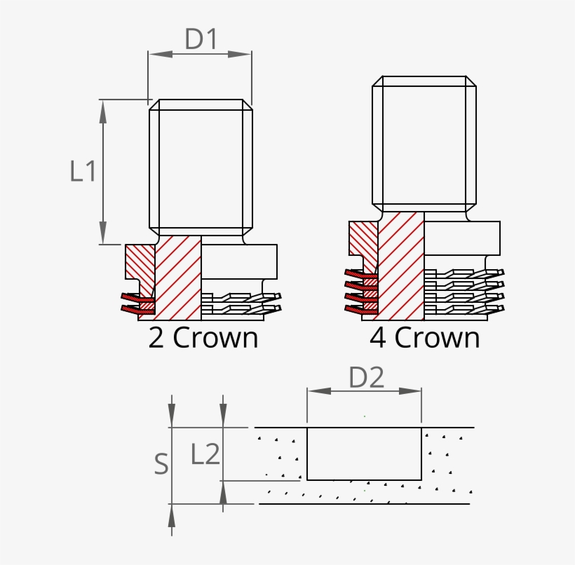 Keep-nut Stud - Composite Material, transparent png #4904069