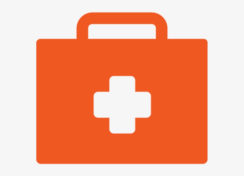 First Aid Kit - Briefcase Medical Icon, transparent png #4904662
