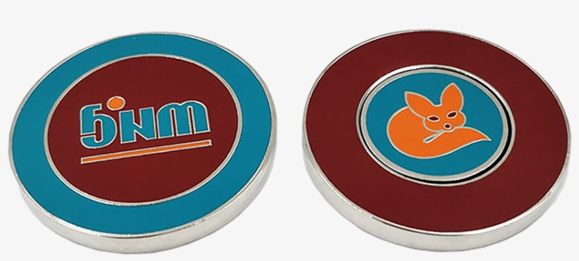 Metal Poker Chip Ball Marker - Casino Token, transparent png #4904726