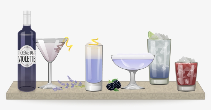 9 Purple Cocktails That Don't Suck - Champagne, transparent png #4904782