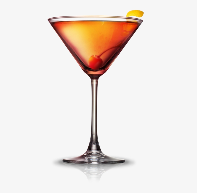 Manhattan Mixed Drink - Manhattan Martini Png, transparent png #4905087