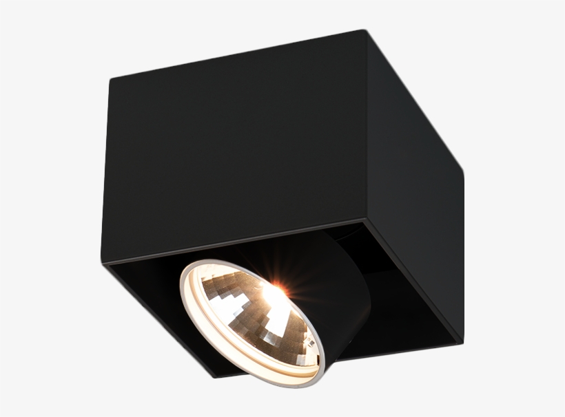 Single Surface Mounted Spotlight Box Black - Mawa Design Wittenberg Deckenleuchte Wi-ab-1e-kb Grau, transparent png #4905391
