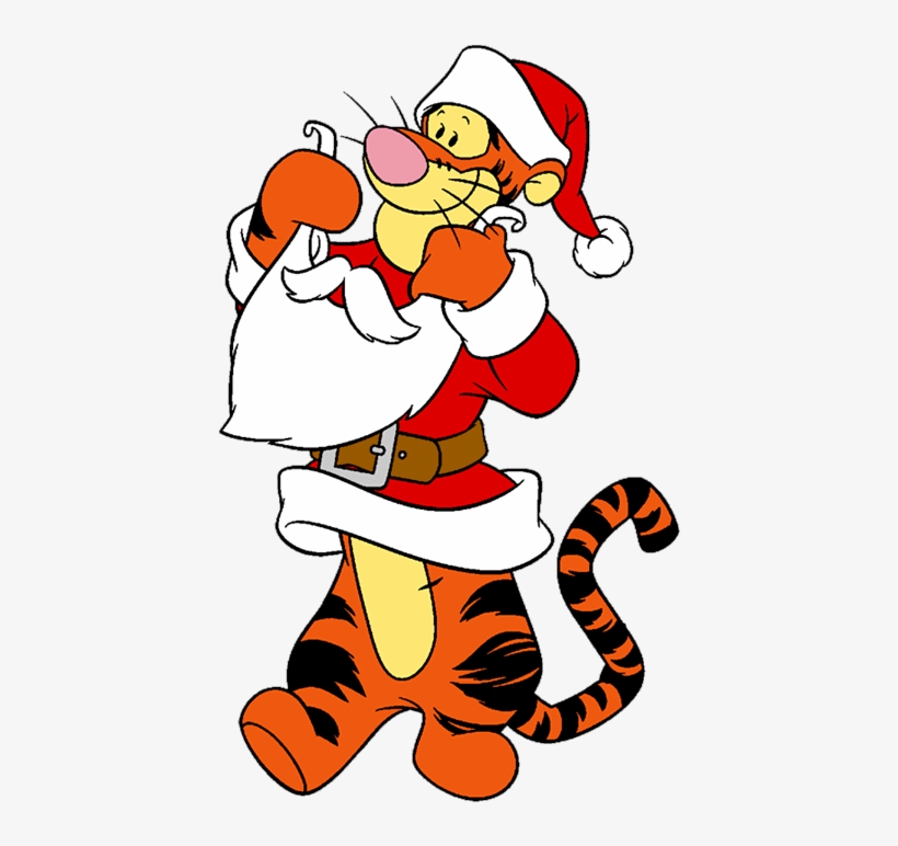 Graphic Royalty Free Clip Art Disney Galore Eeyore - Tigger Christmas, transparent png #4906428