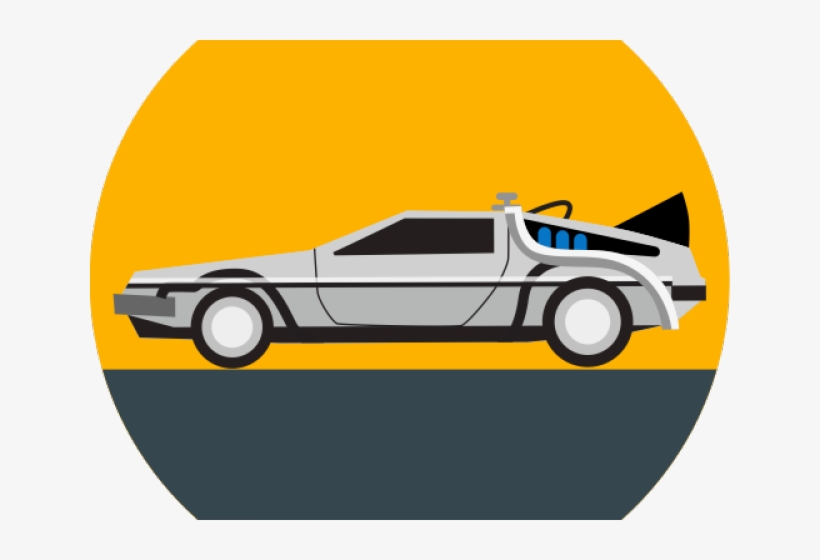Back To The Future Clipart Future Scope - Back To The Future Car Clipart, transparent png #4907332