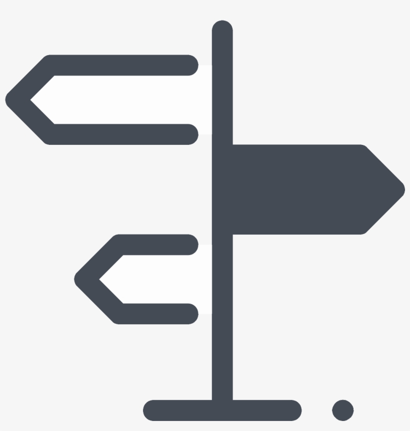 Travel Signpost Icon - Icon, transparent png #4907723