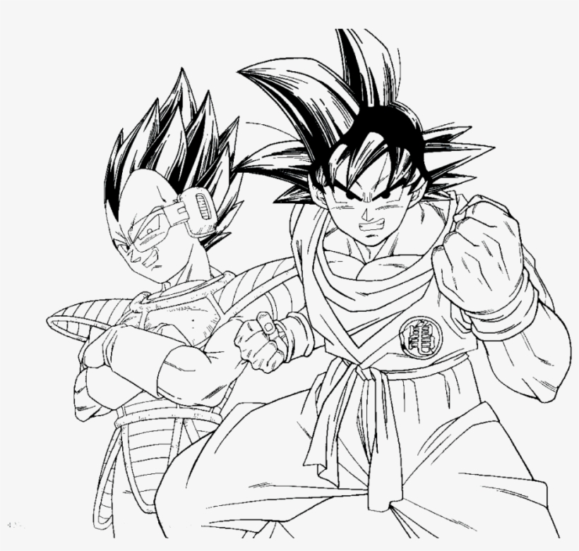 dragon ball para colorear - Clip Art Library