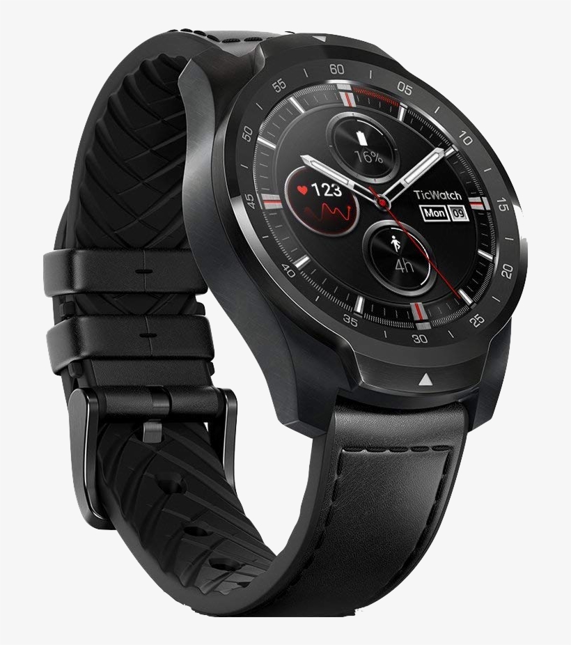 Which Wear Os Devices Have A Heart Rate Sensor - Ticwatch Pro Vs Samsung Gear S3, transparent png #4908639