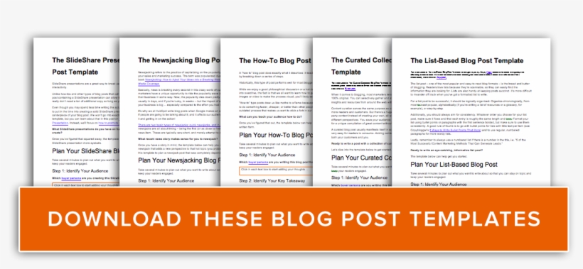 Blog Post Templates Cta 1 - Free Blog Post Templates, transparent png #4908959