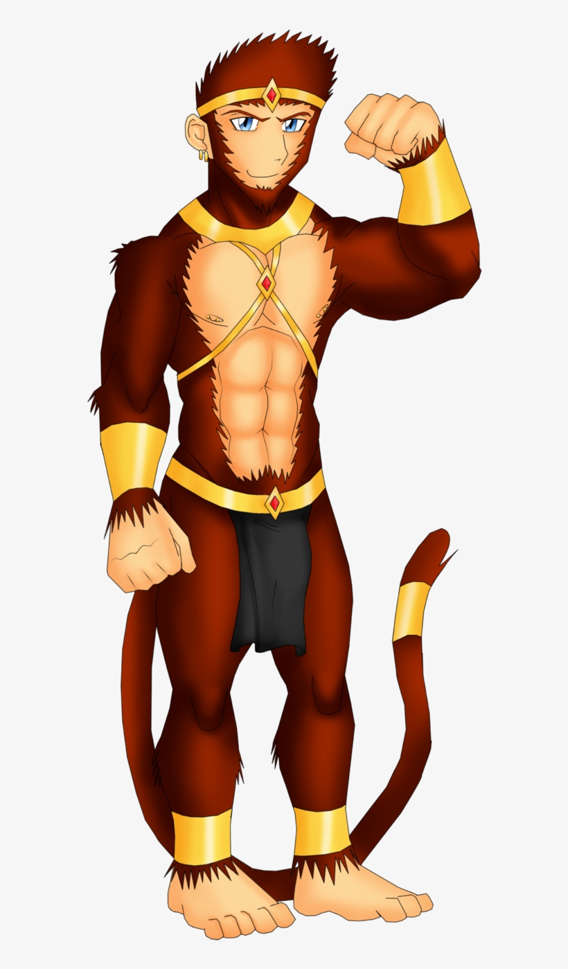 Monkey Deity Concept By Megasonic20-d6gvvbv - Cartoon, transparent png #4909355