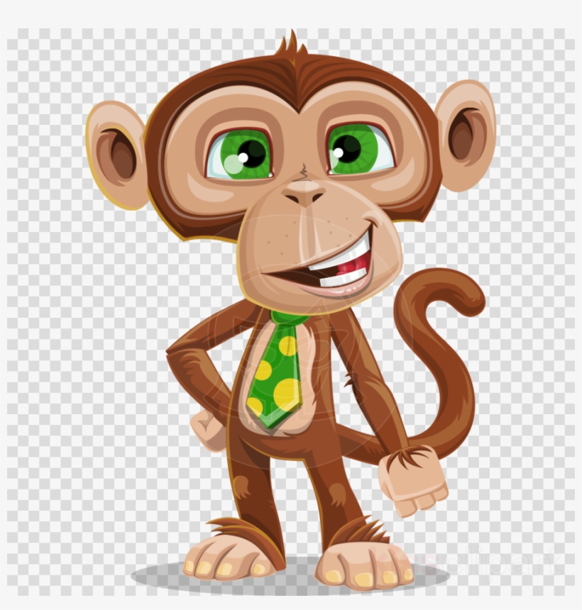 Cartoon Monkey Png Clipart Cartoon Clip Art - Animated Monkey, transparent png #4909499