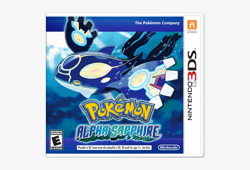 Pokemon Alpha Sapphire Box Art - Pokémon Alpha Sapphire 3ds, transparent png #4910809